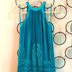 Gorgeous teal Max Studio shift dress